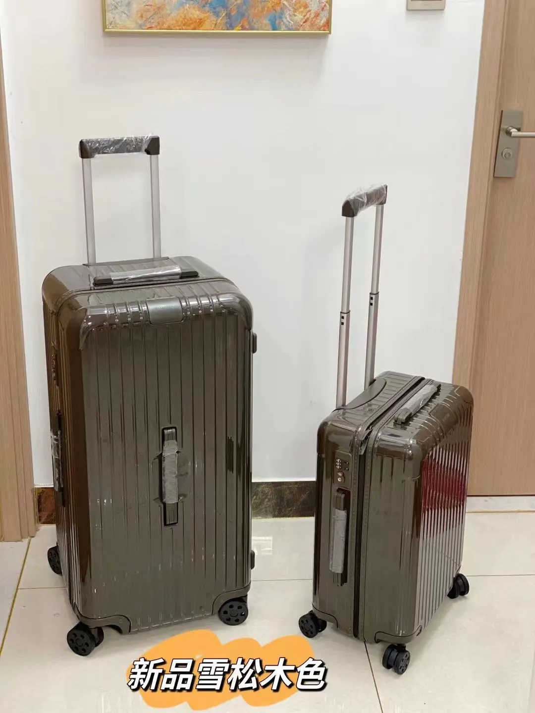 黑色 白色 Essential 系列 原Salsa的 行李箱 旅行拉杆款 輕便出行款