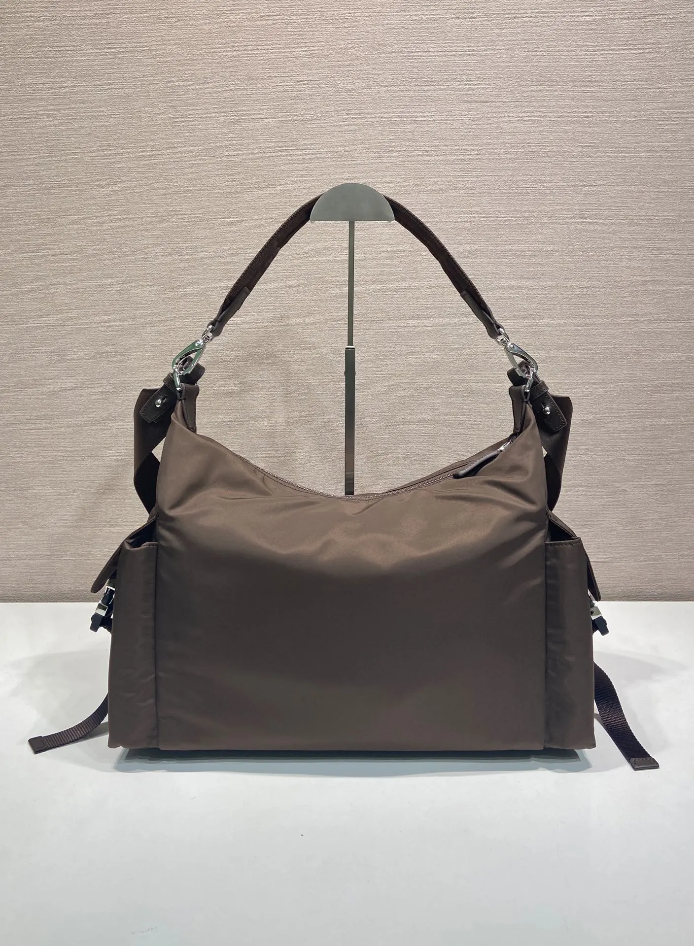 Prada Re-Nylon 皮革 腋下包