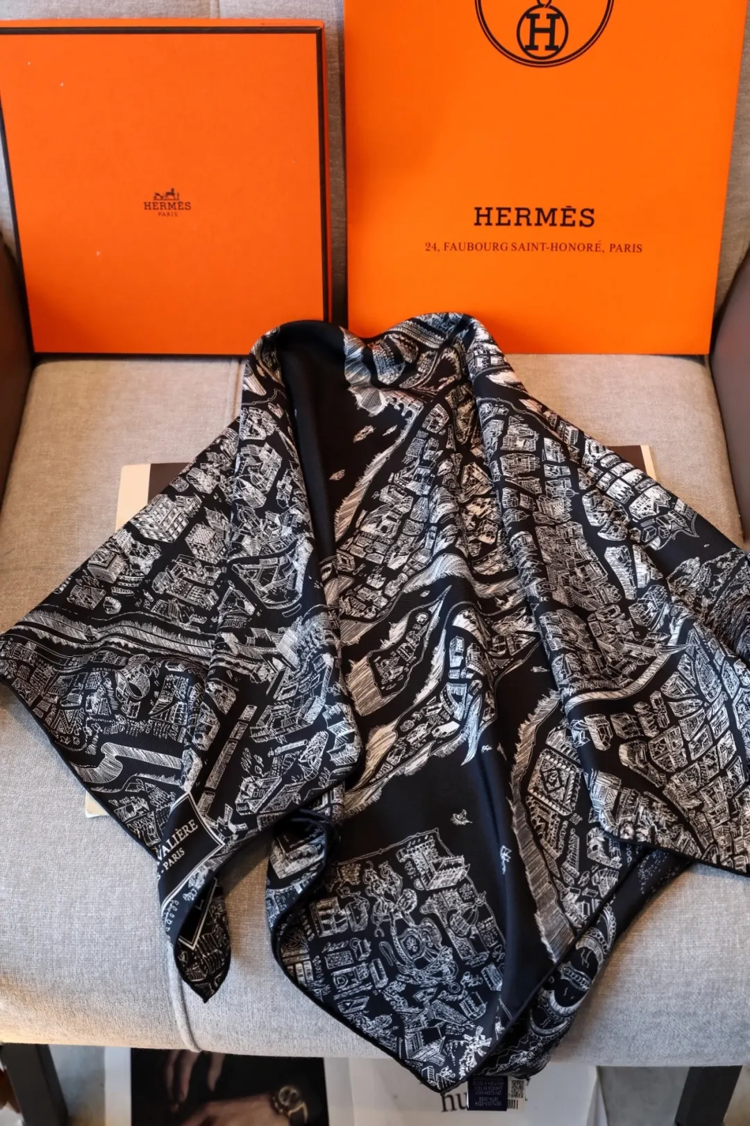 Hermès Pink Scarf