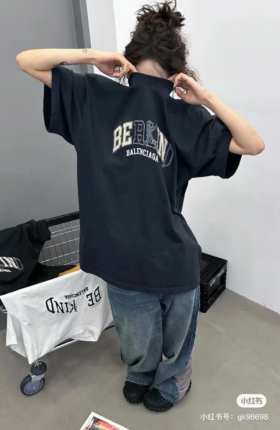 Balenciaga Logo Letter Short Sleeve T-Shirt Street
