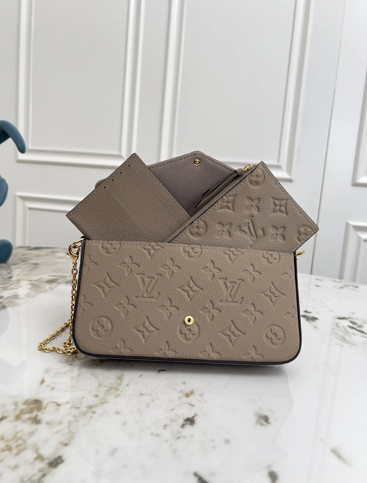 Louis Vuitton 黑色 老花 单肩包 实拍款02