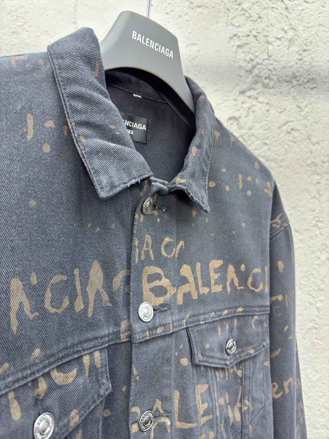 Balenciaga 黑色牛仔外套