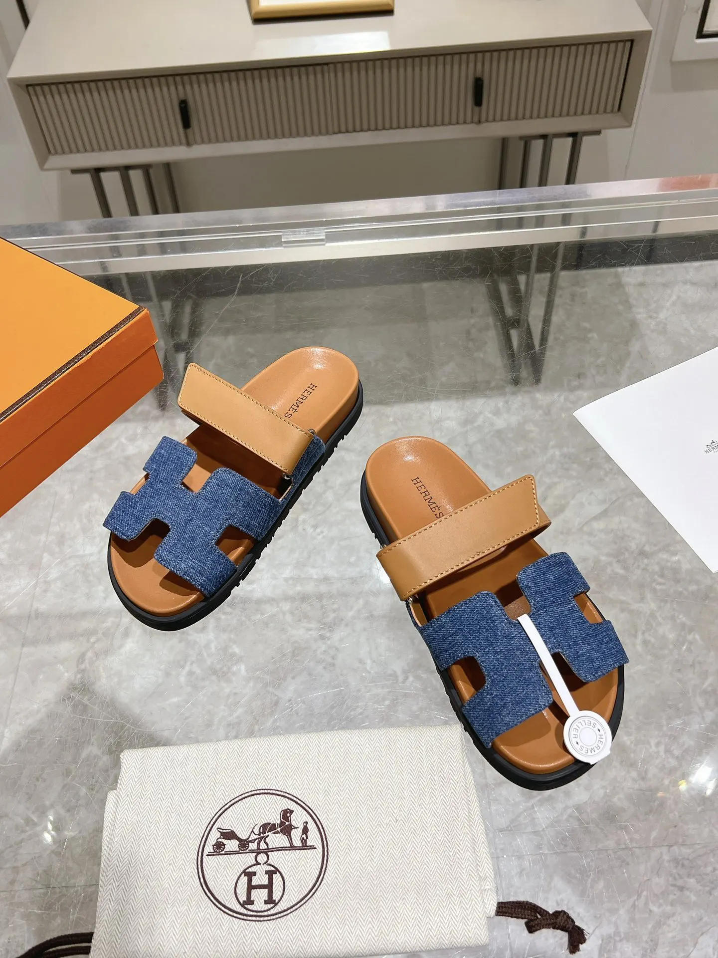 Hermes 拖鞋 舒适百搭款