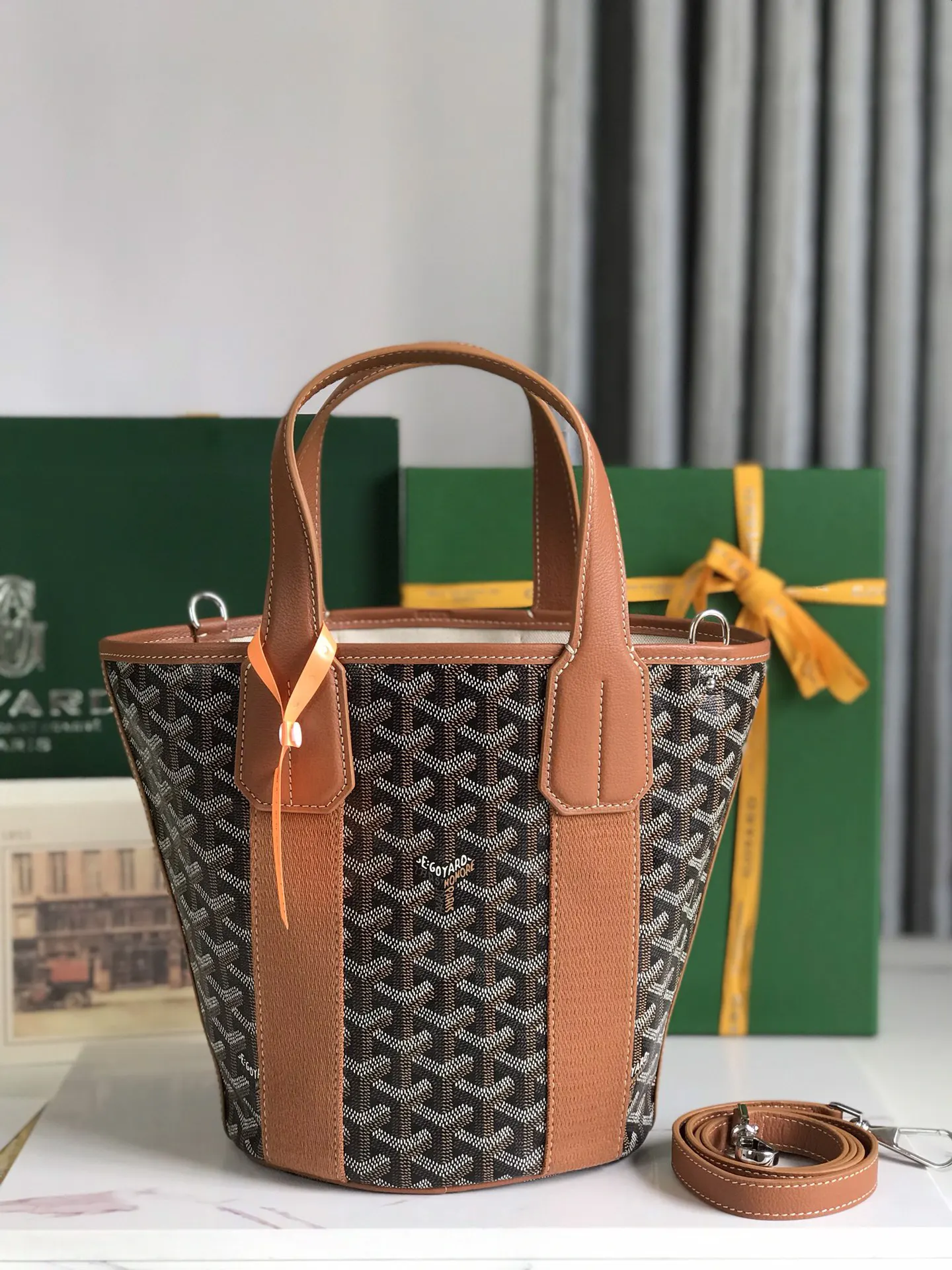 Bucket Bag Casual Leather