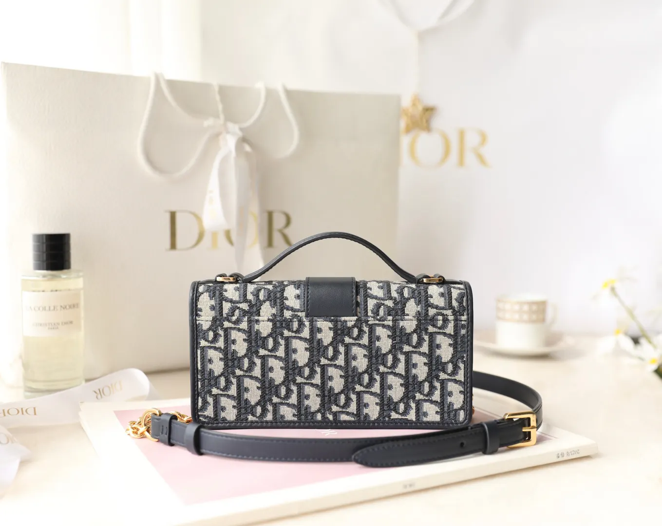 Dior Oblique老花牛皮手袋 手提斜挎 通勤