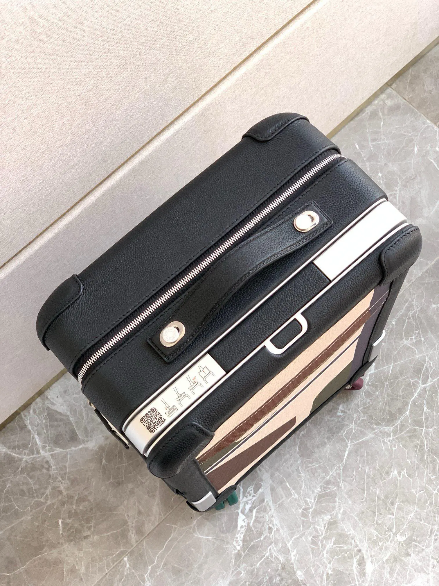 Hermes 拉杆箱拉杆箱旅行箱行李箱登机箱 爱马 旅行拉杆款 輕便出行款