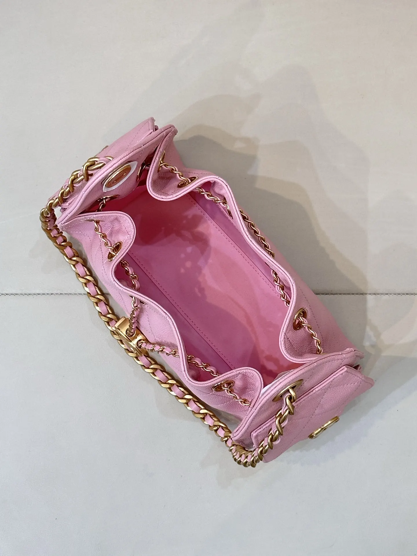 CHANEL Hobo 粉色 腋下包 复古腋下背款