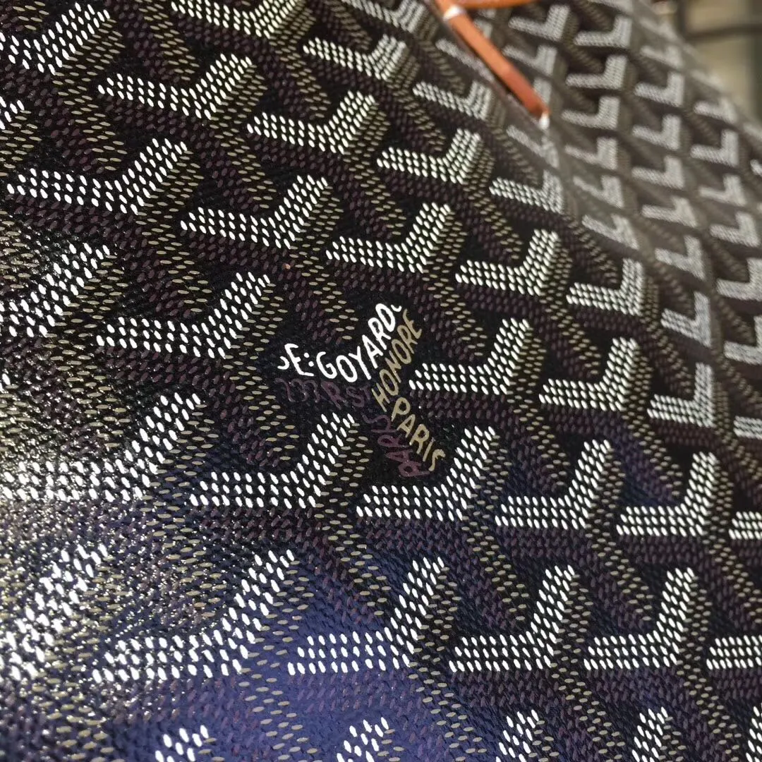 Goyard 戈雅 双面可用 充满法式优雅 订制Y字母涂鸦料 皮轻 旅行袋 大容量旅行款