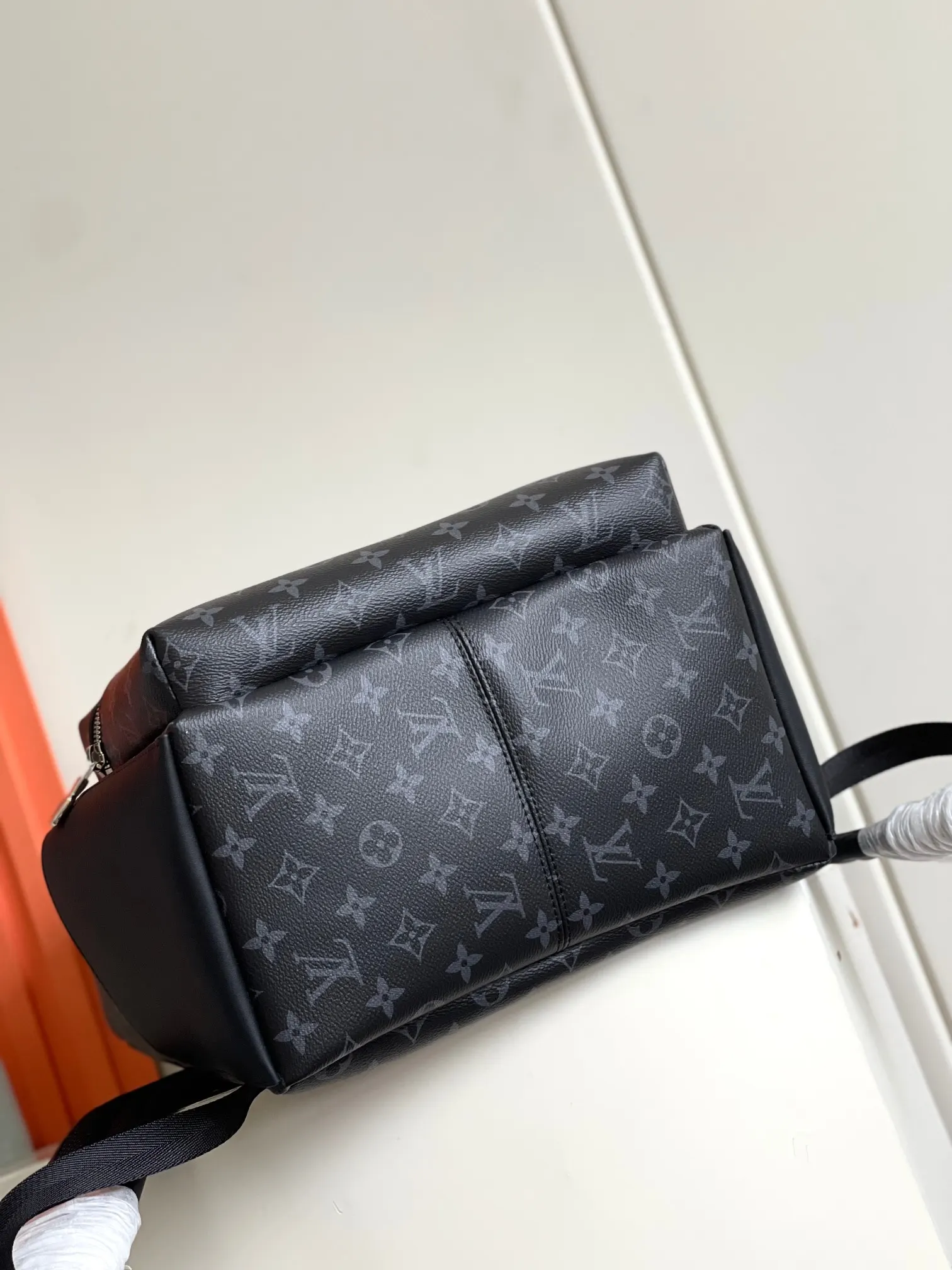 LV Discovery Black Embossed Backpack Image 4 LV Discovery Black Embossed Backpack Image 4