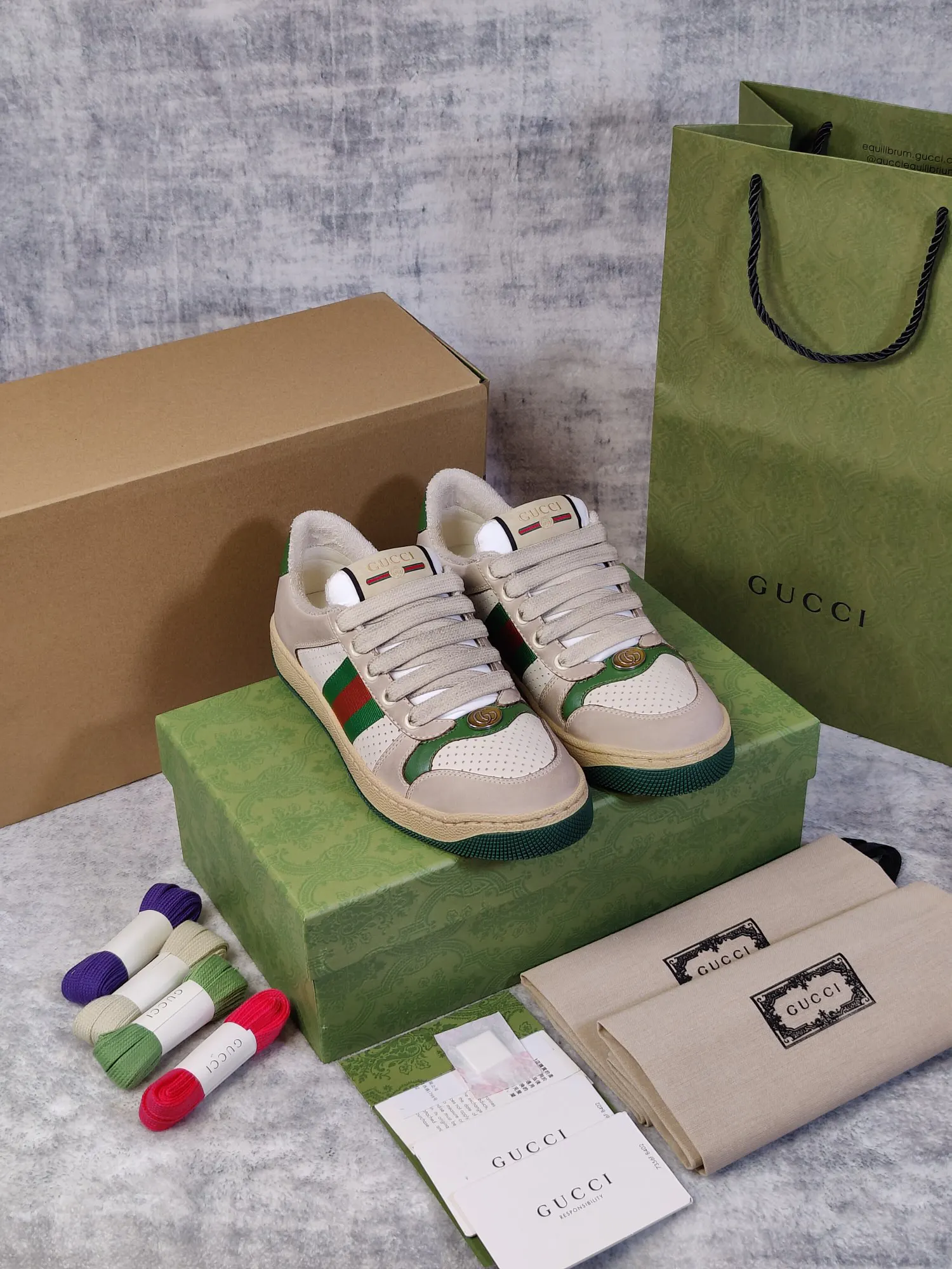 Gucci Logo休闲运动鞋 百搭款