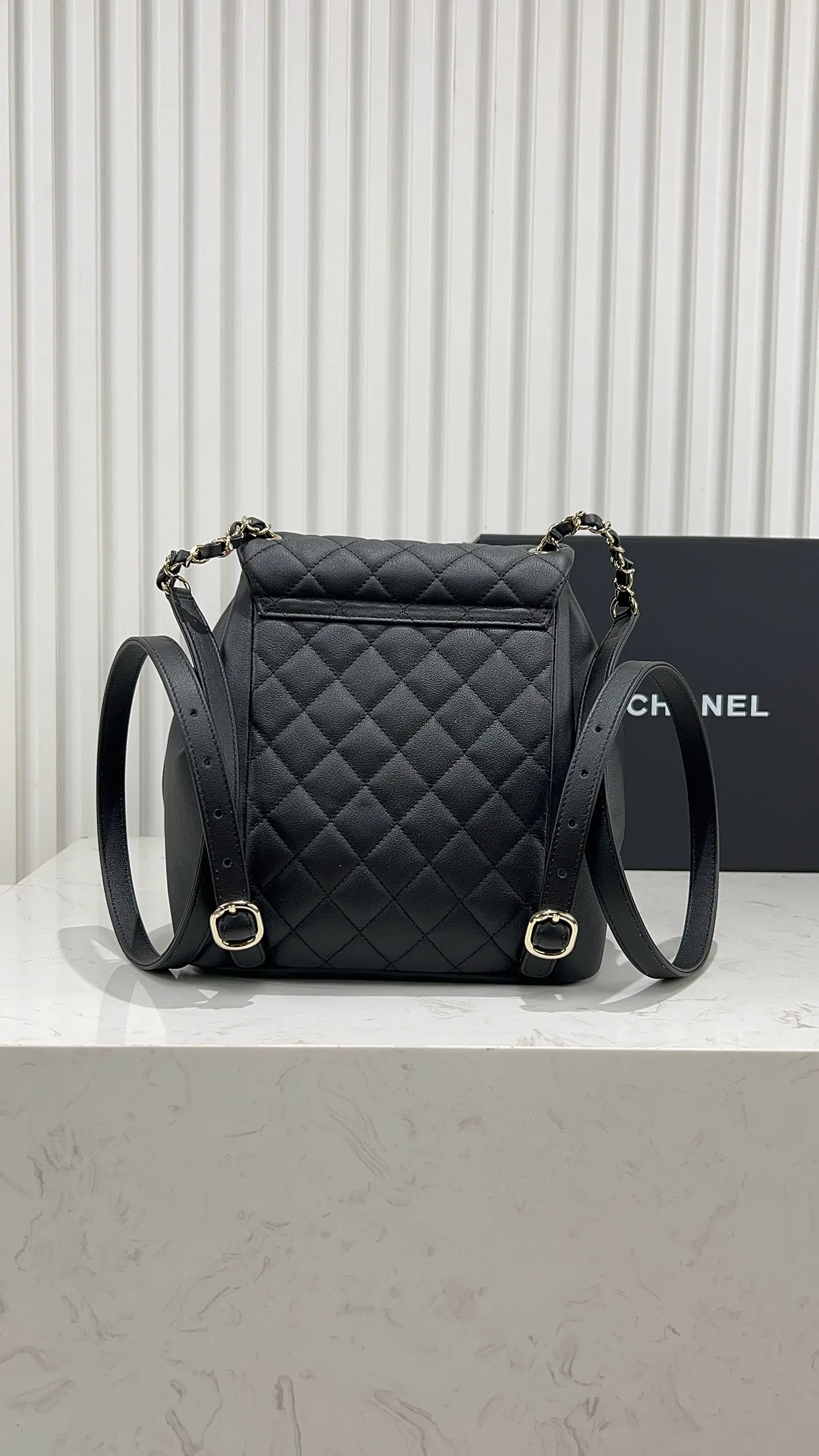 Chanel Black Backpack Leather