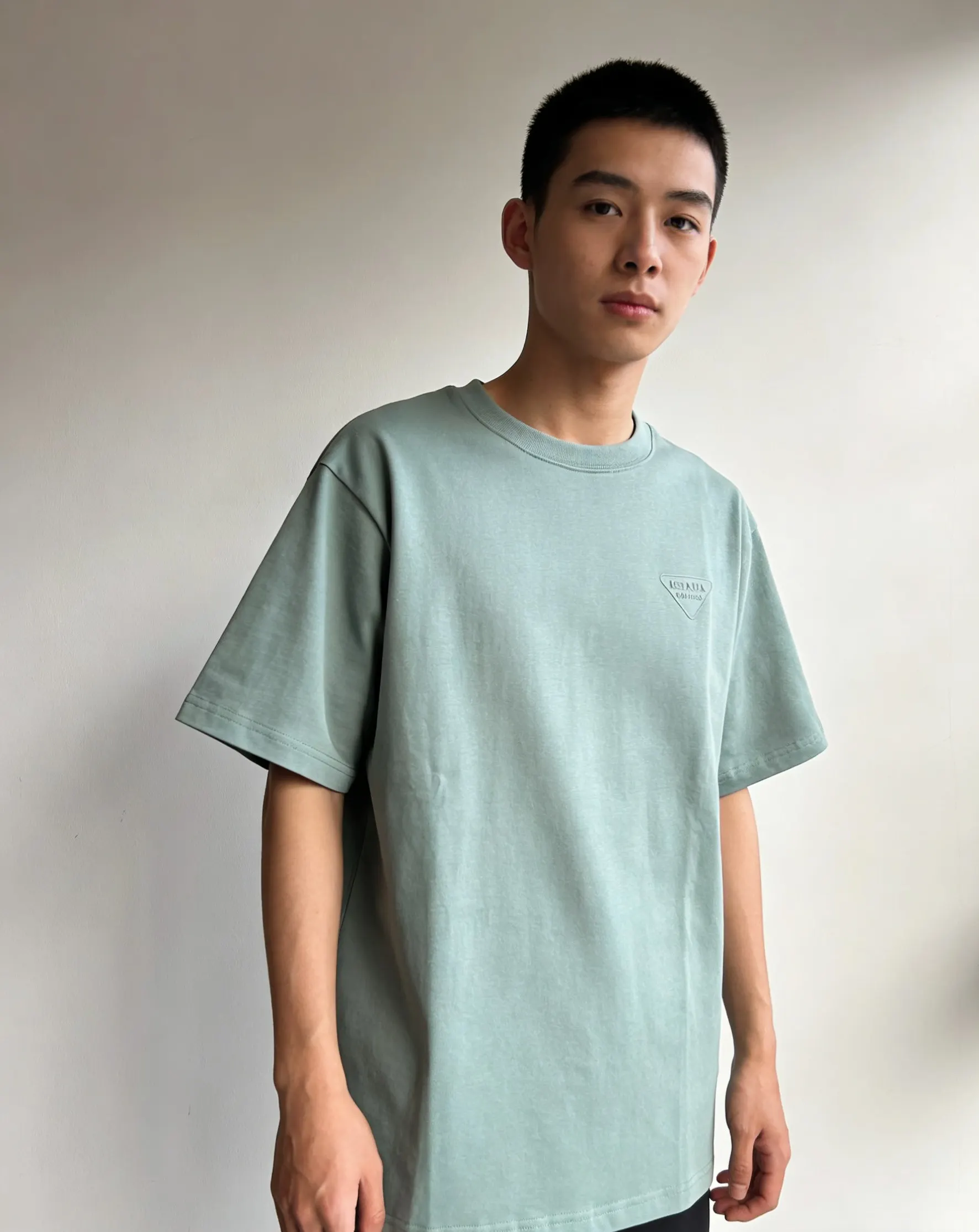 Prada 棉质 三角标 短袖T恤