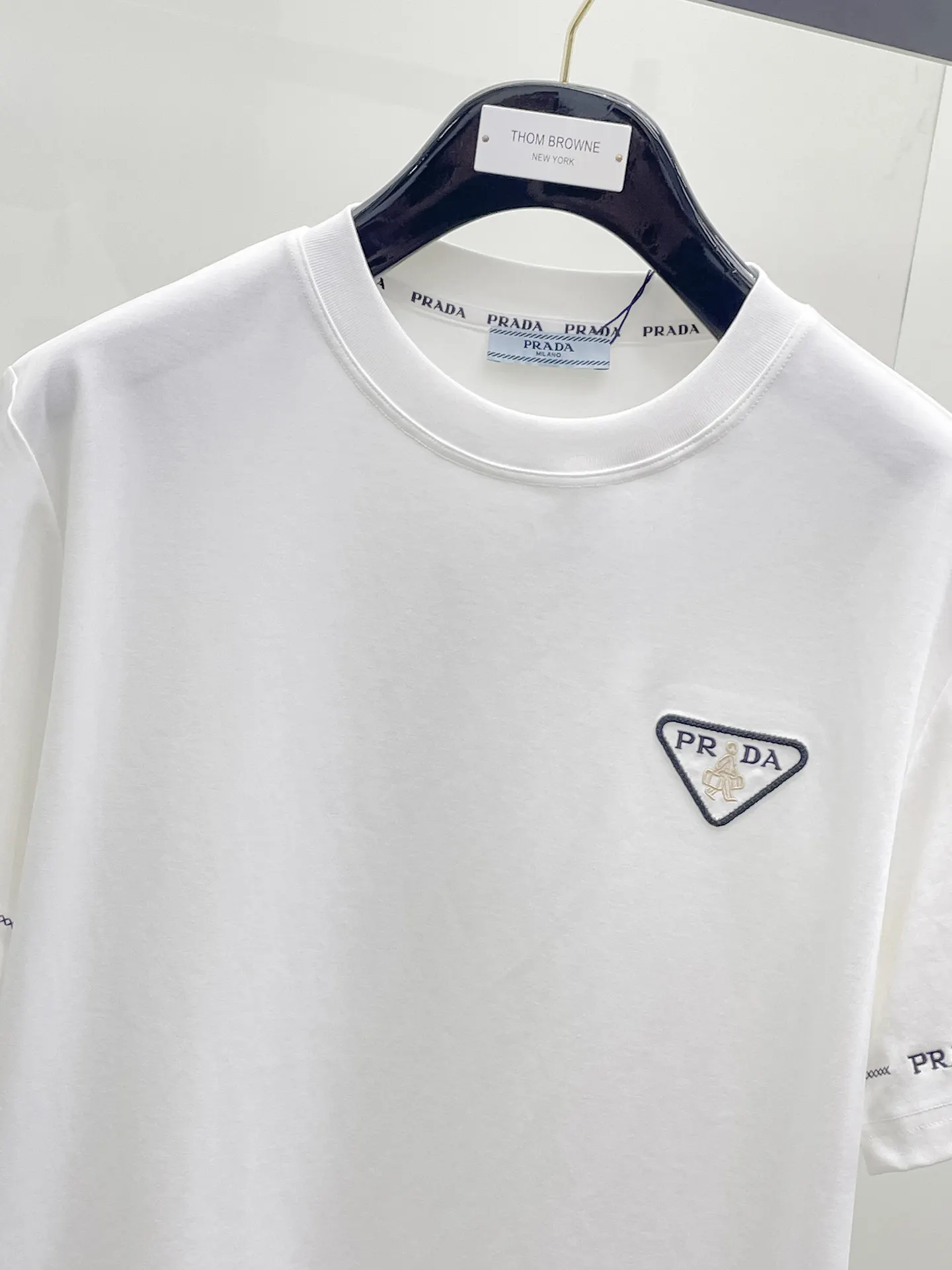 Prada 马 贺岁 棉质 Logo 短袖T恤