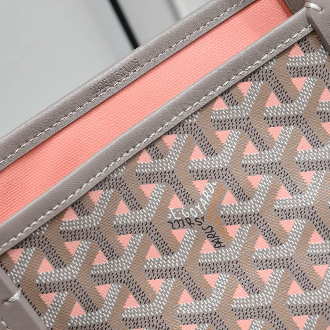 Goyard 藍色 粉色 帆布 腋下包 復古腋下背款