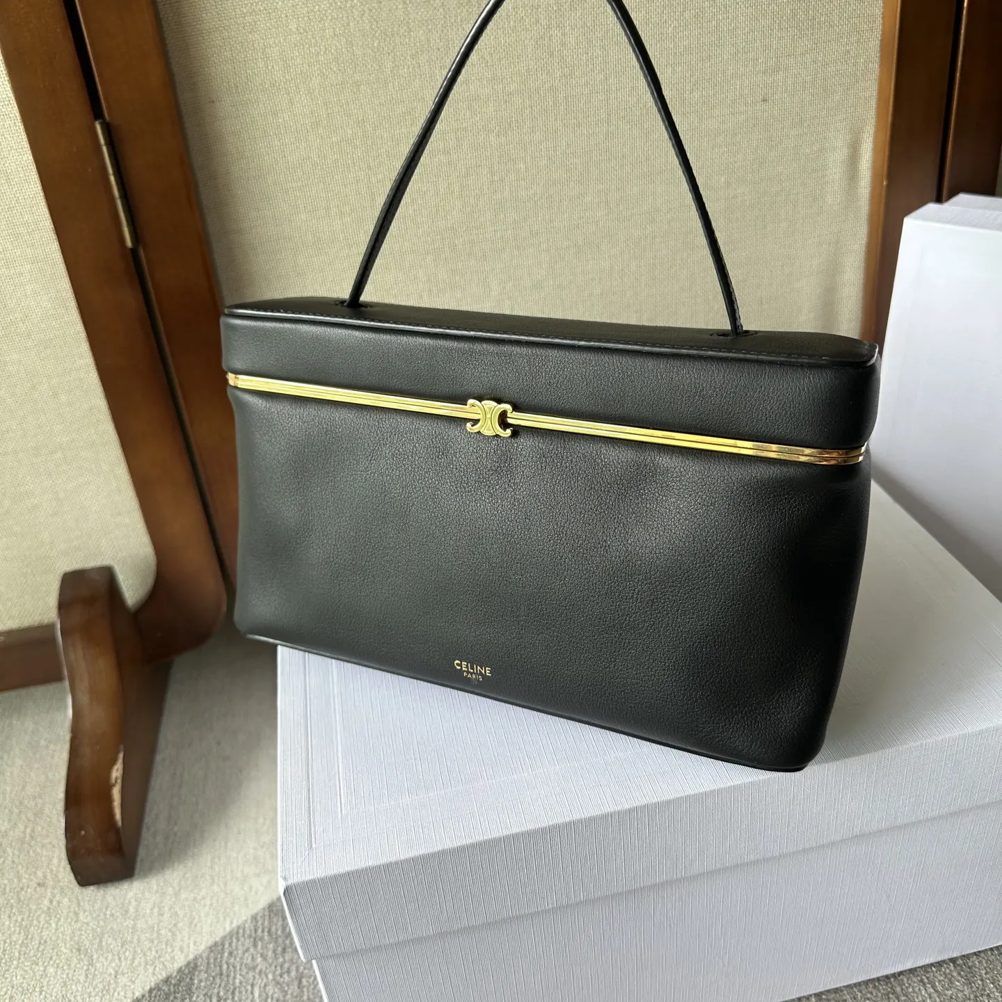 Black Red Cosmetic Pouch