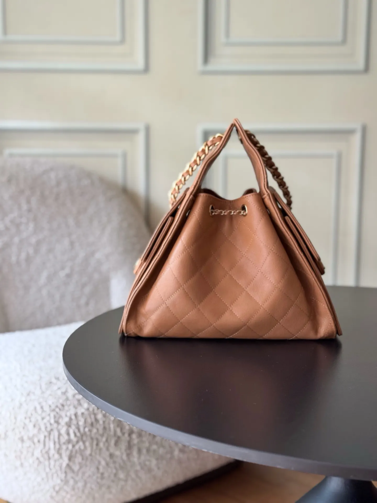 CHANEL Hobo 牛皮 腋下包 復古腋下背款