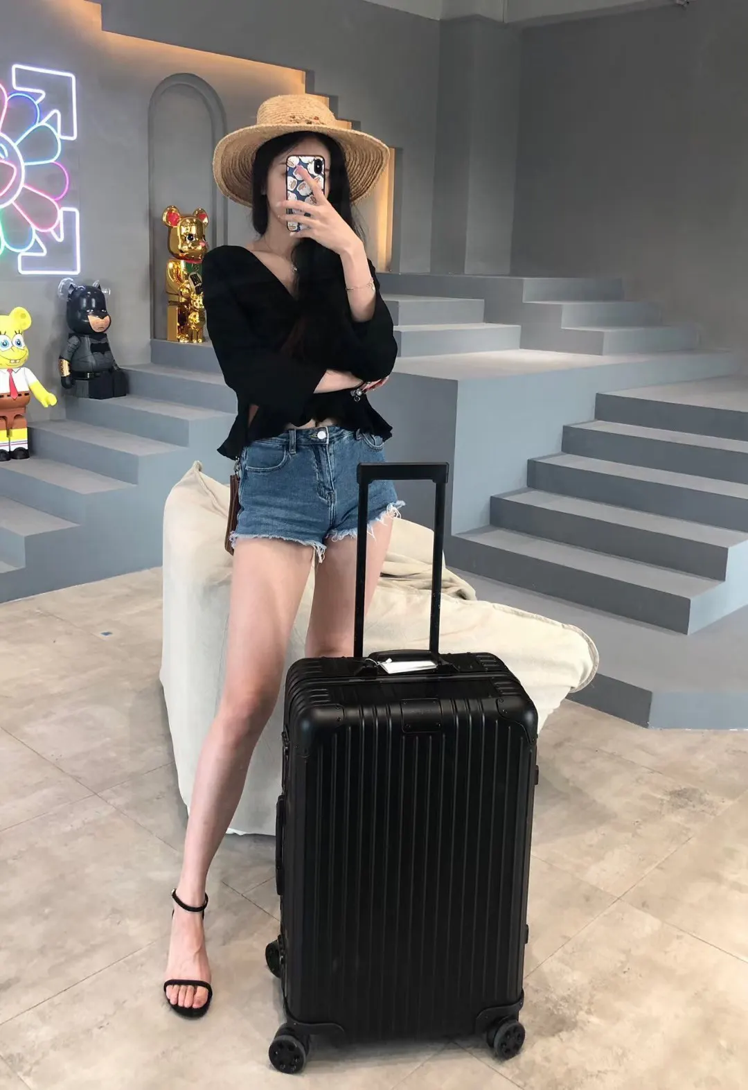 上身效果 行李箱 旅行拉杆款 輕便出行款