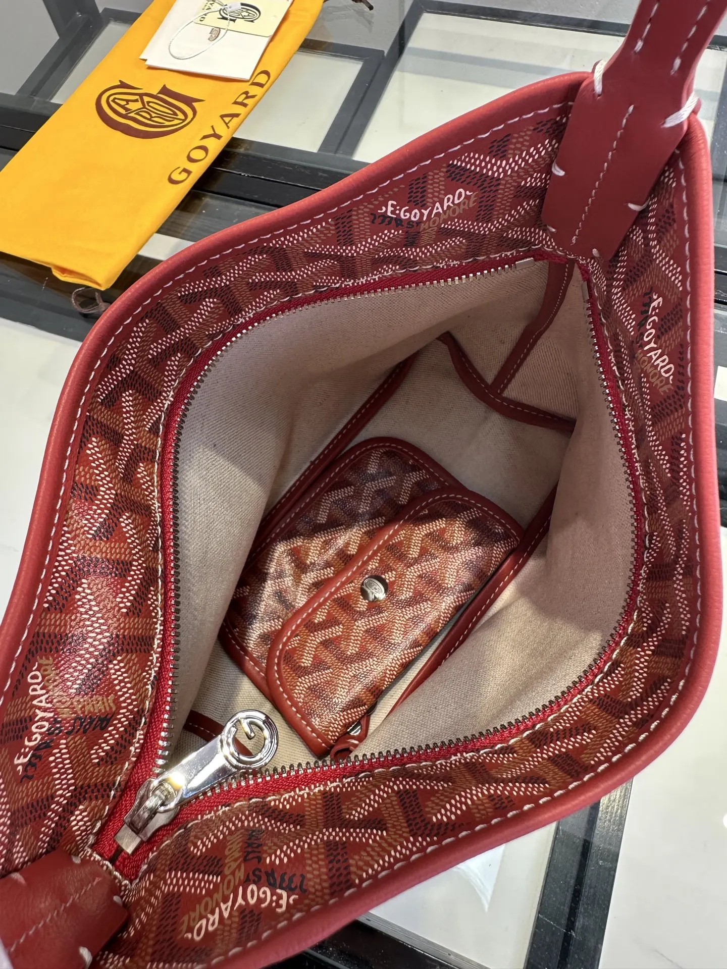 Goyard Hobo 全网 戈雅 迷你hobo 腋下包 大紅 托特包 大容量托特款