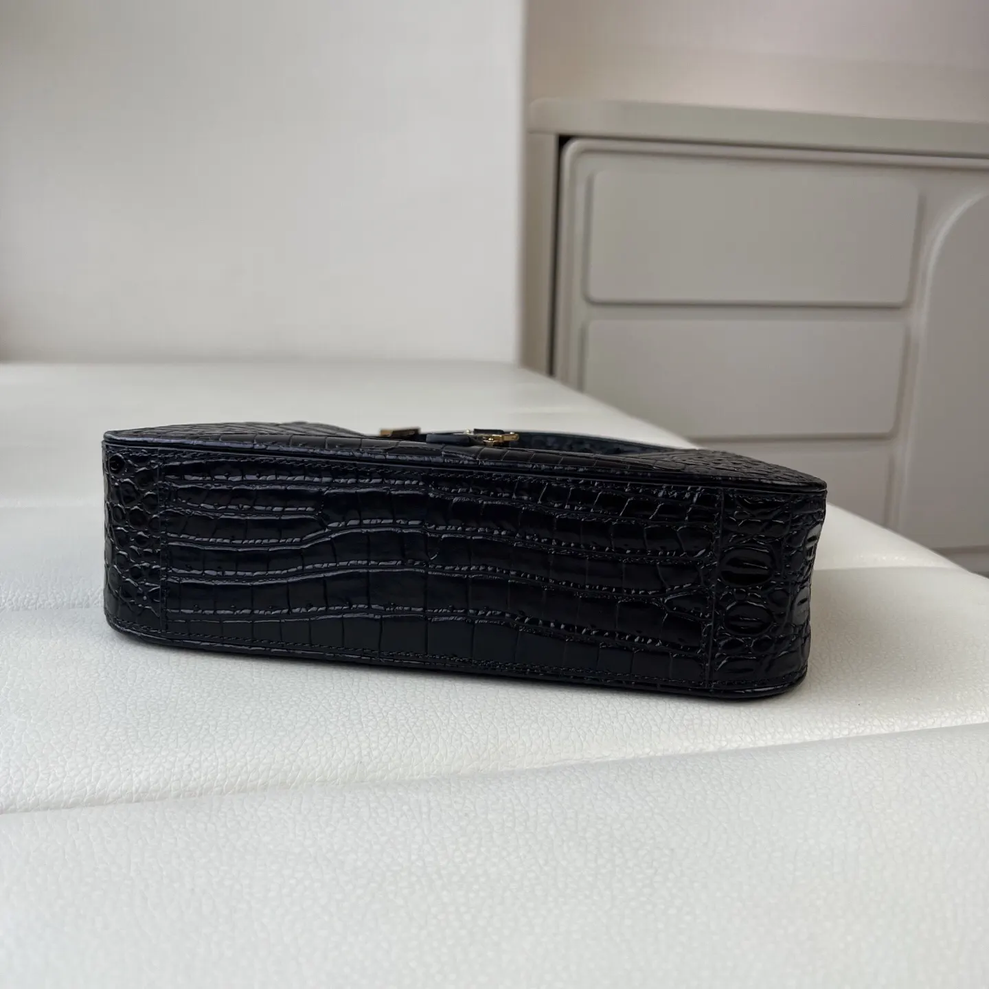 YSL Le à 牛皮 腋下包 復古腋下背款