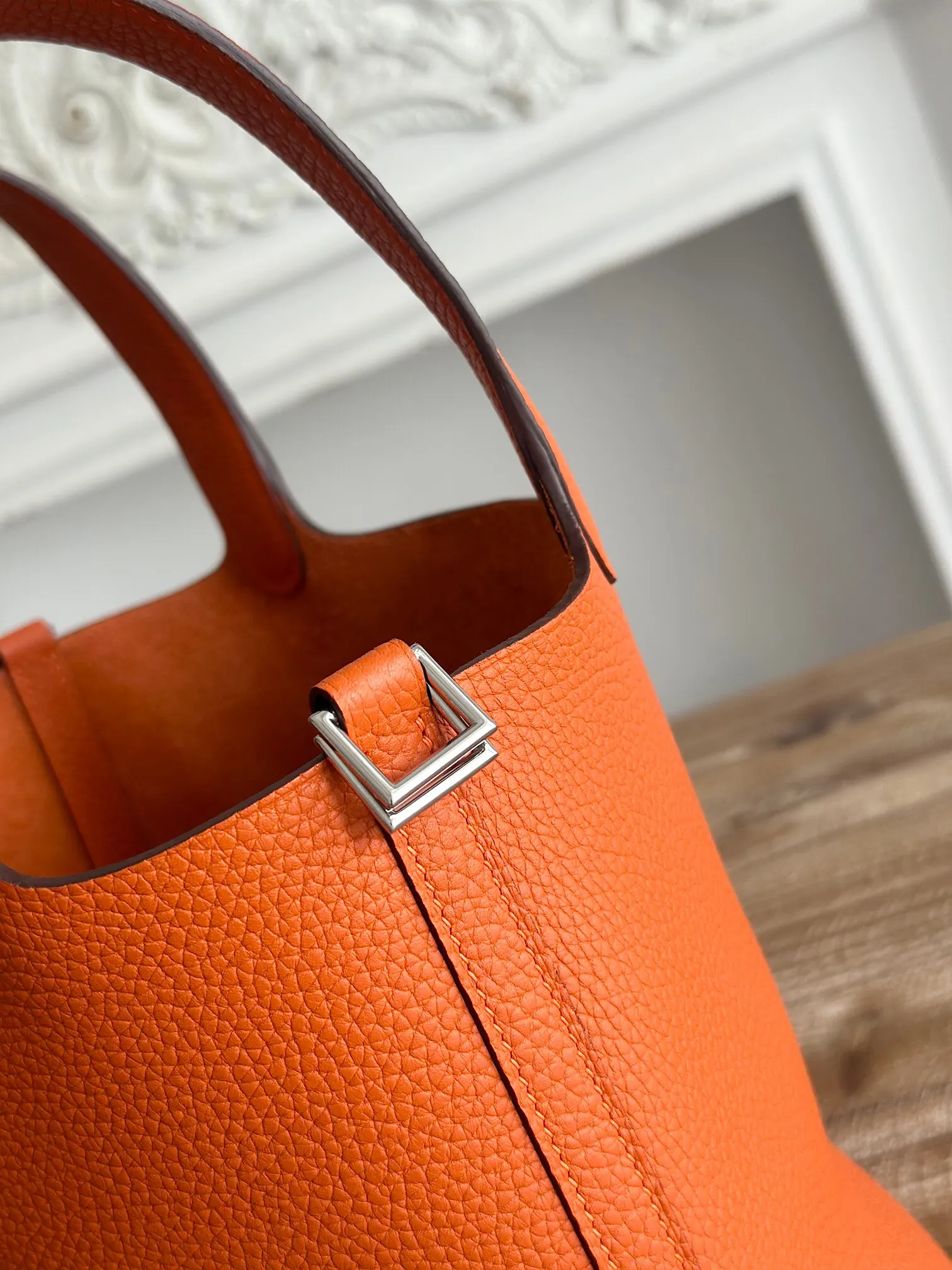 Hermès Top Handle Bag Classic Leather