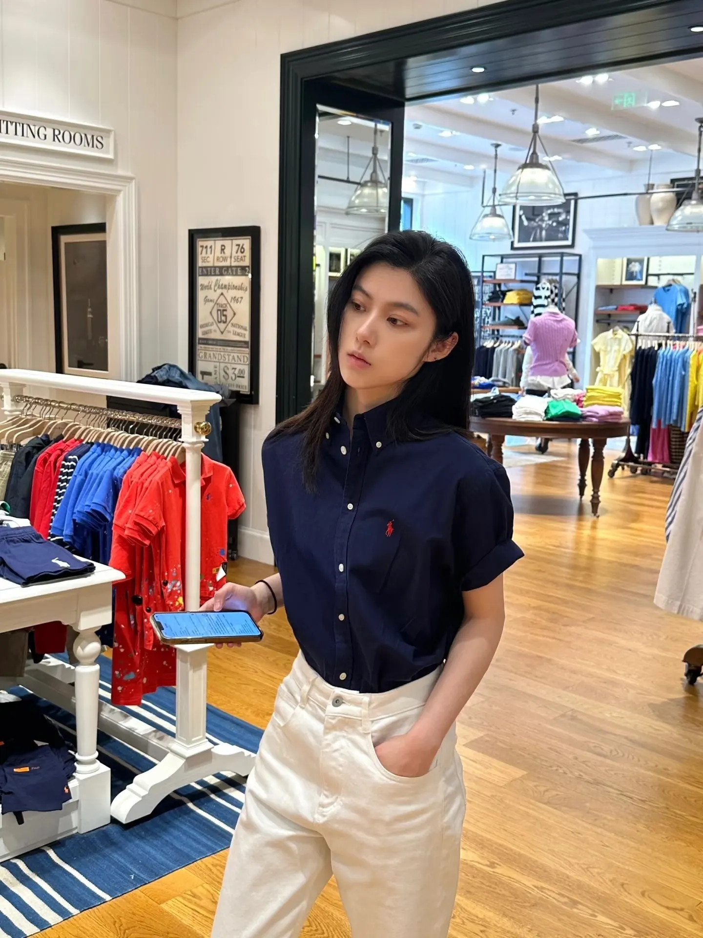 Ralph Lauren 水洗 衬衫 通勤百搭款