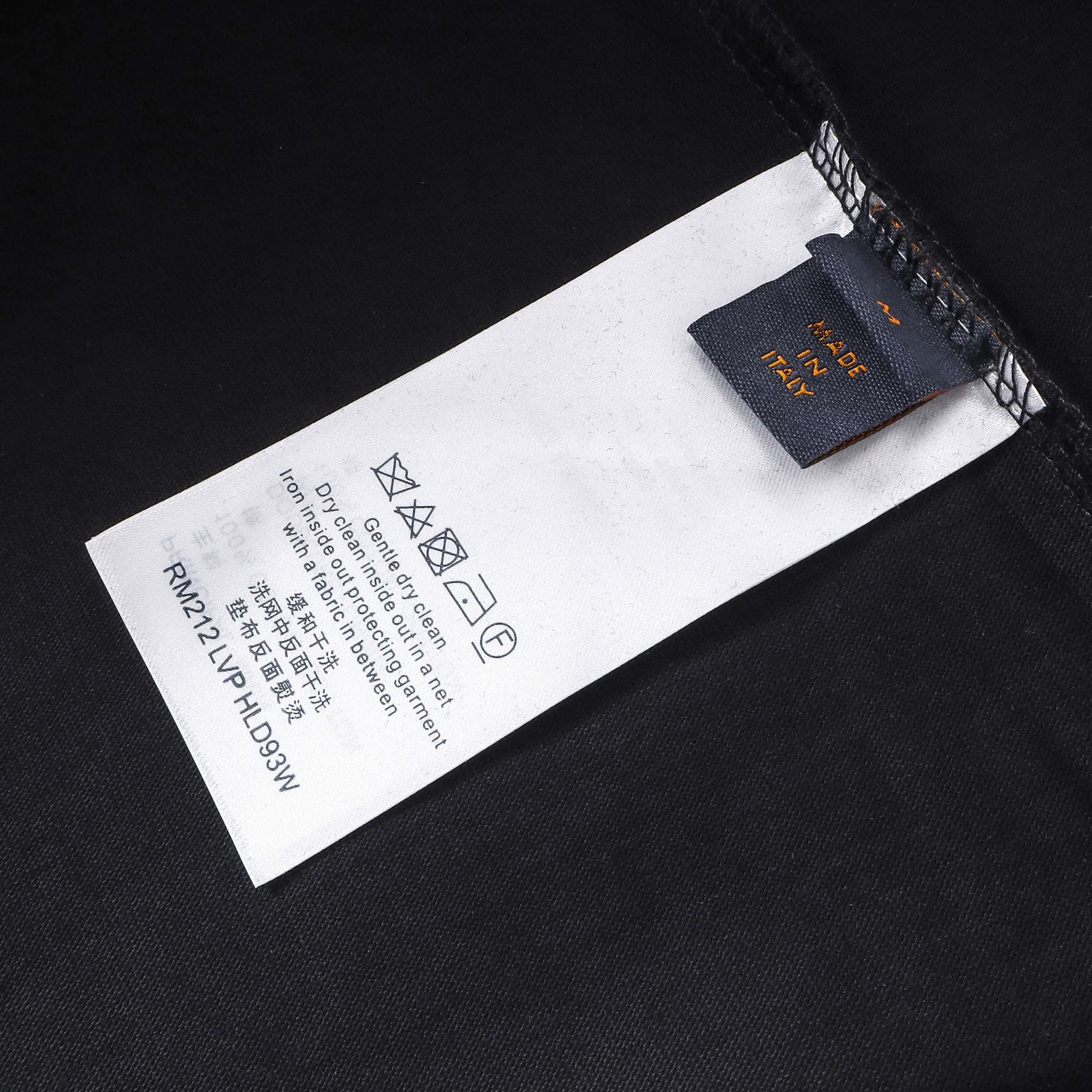 Louis Vuitton 黑色 Logo 字母 短袖T恤