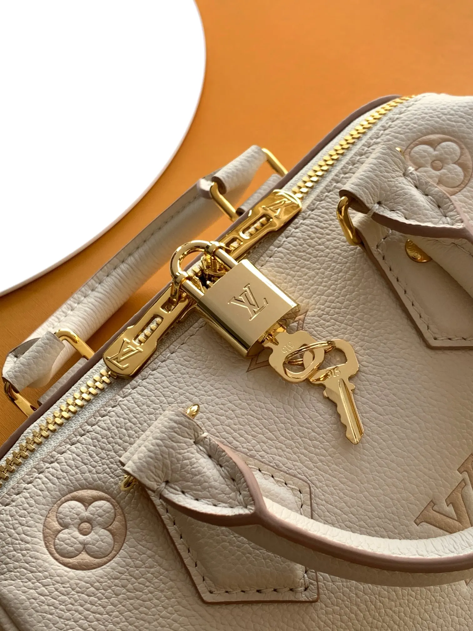 Louis Vuitton Speedy 牛皮手提包