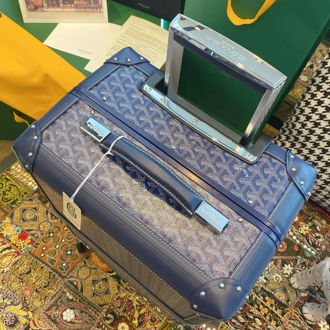 Goyard 黑色 白色 行李箱 旅行拉杆款 轻便出行款