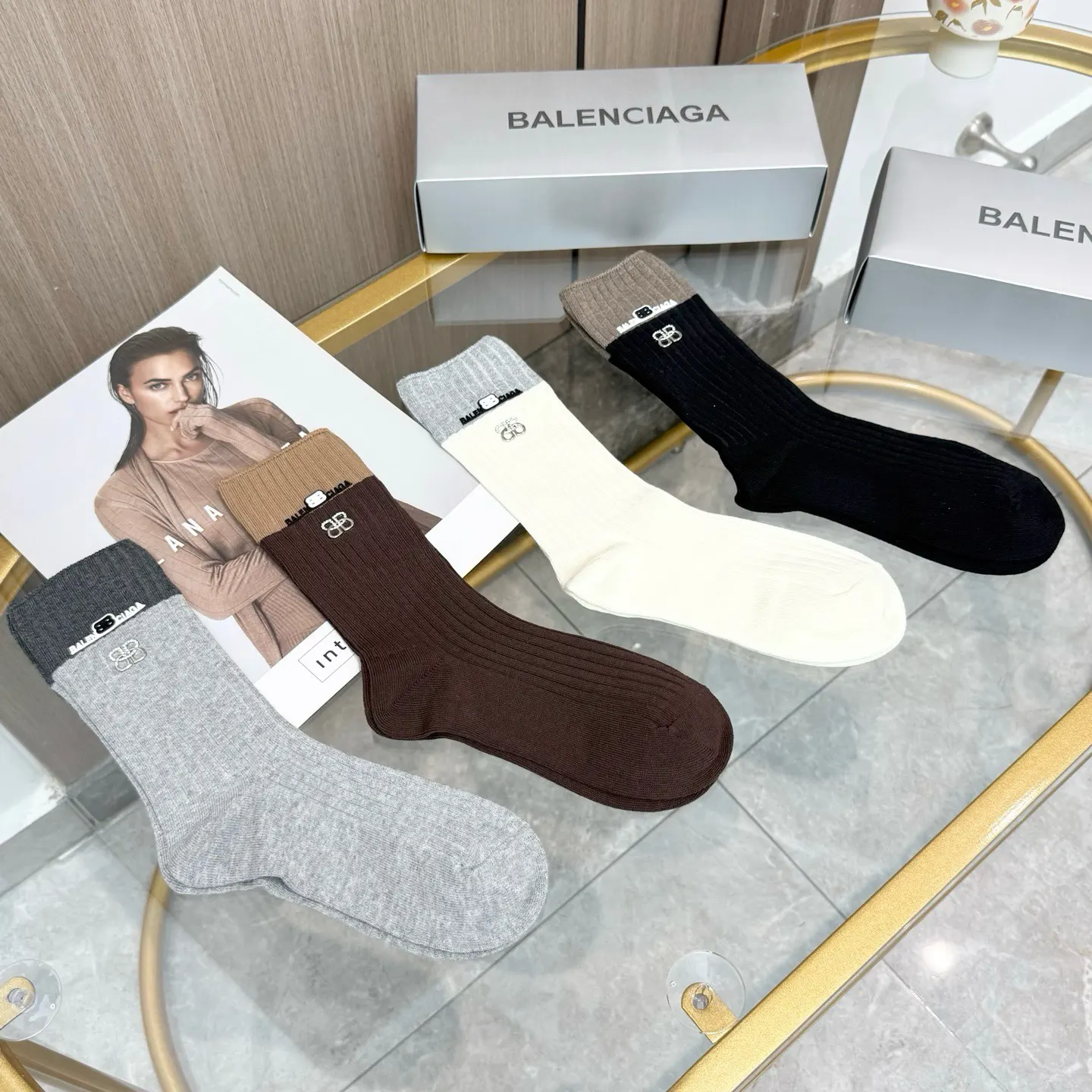 Balenciaga Cotton Logo Style