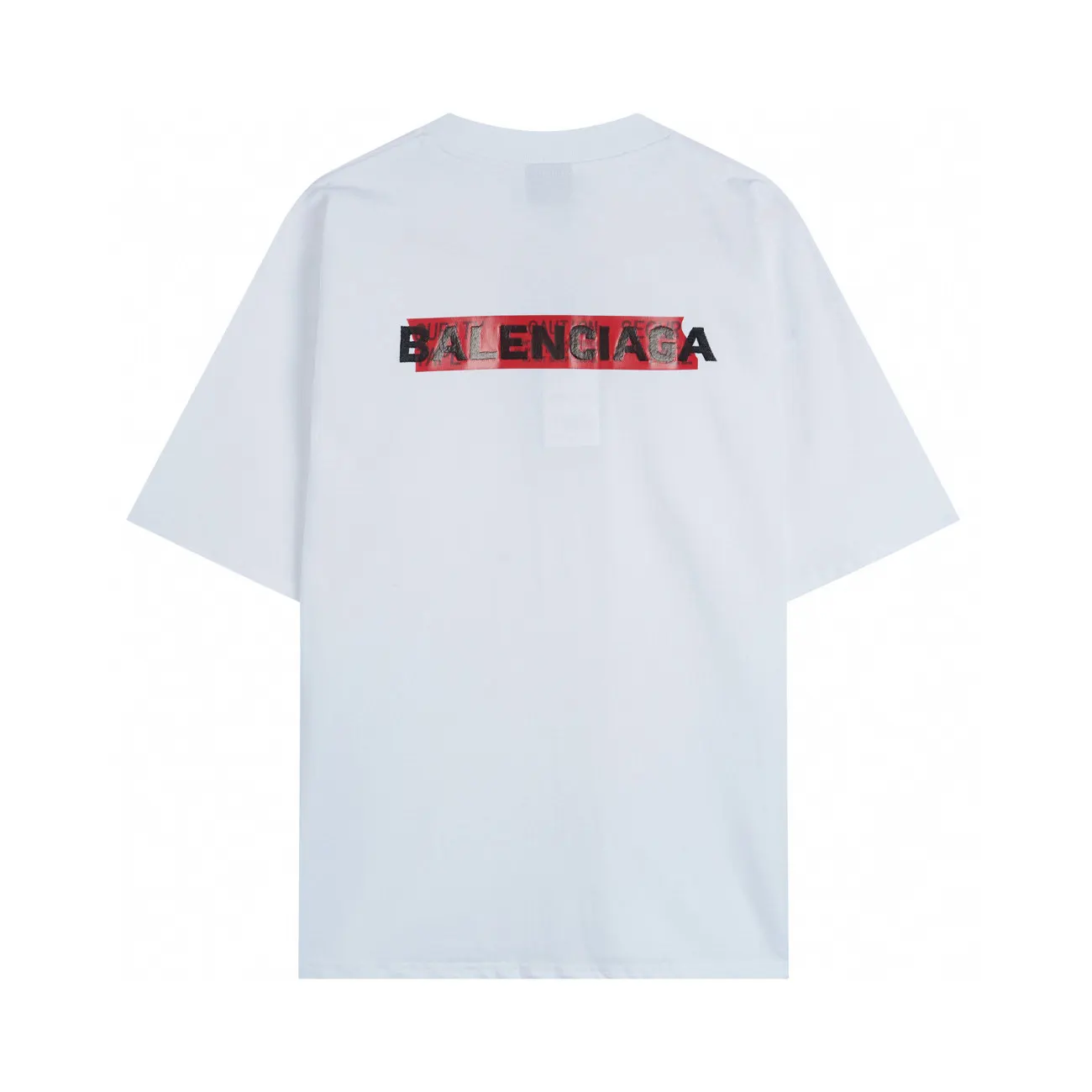 Balenciaga 白色 刺绣 短袖T恤