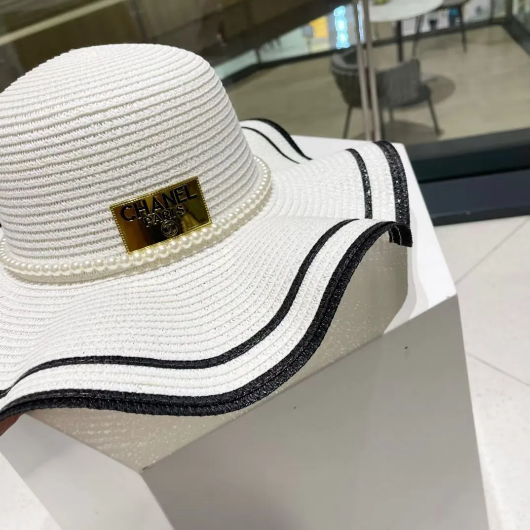 Chanel 遮阳 草帽 度假遮阳 帽子