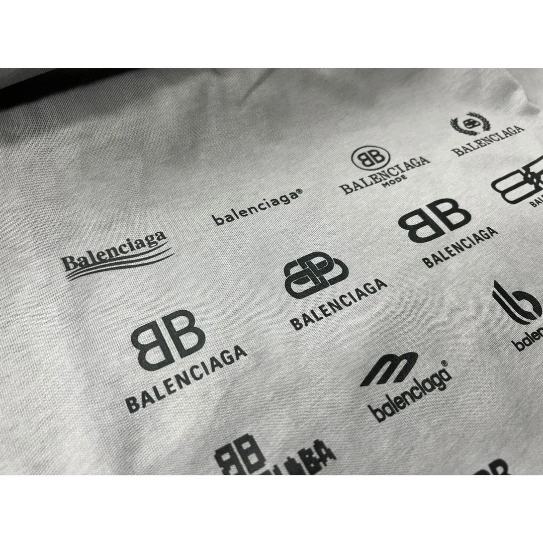 Balenciaga 纯棉 Logo 短袖T恤