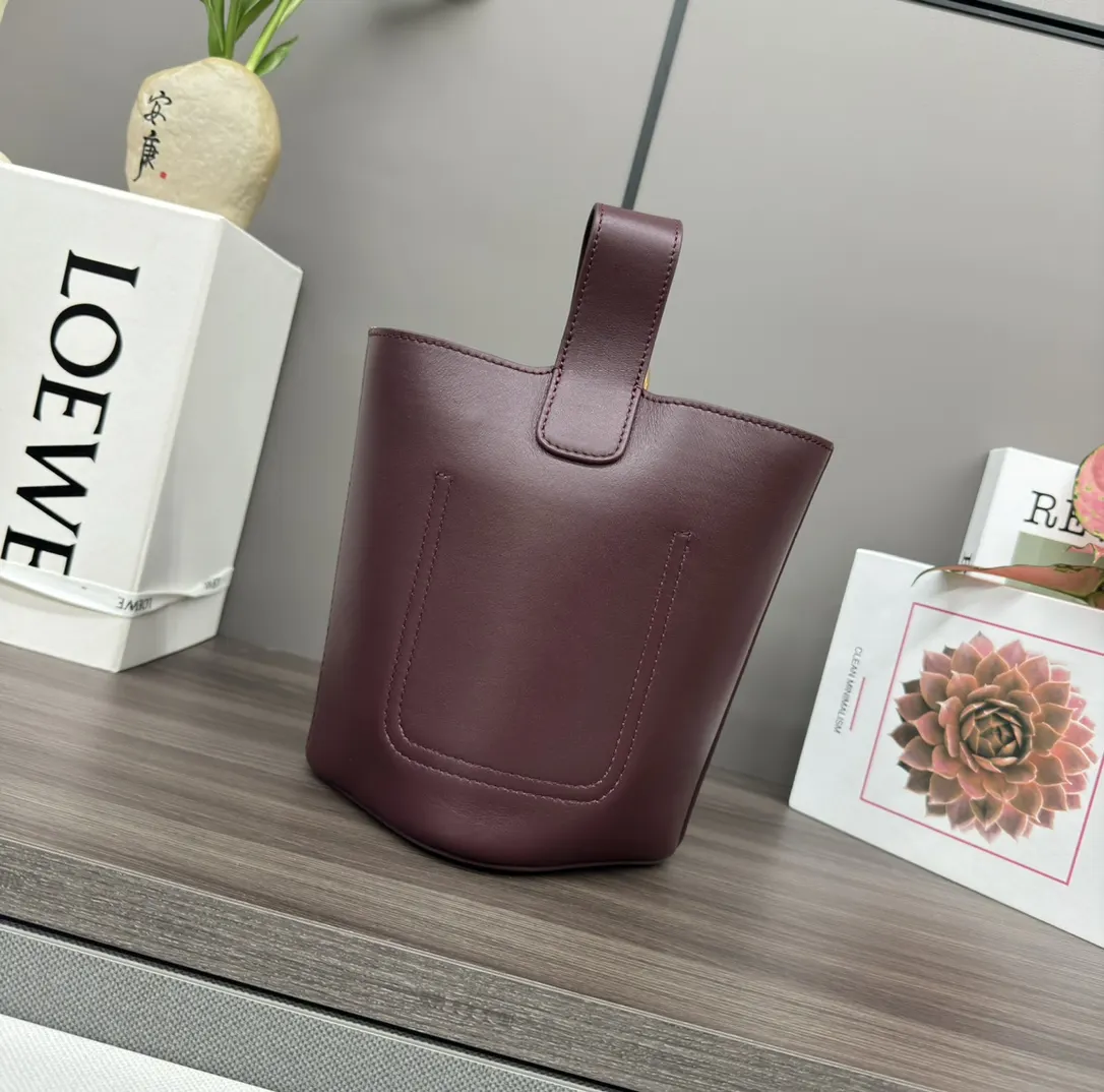 Bucket Bag Casual Leather