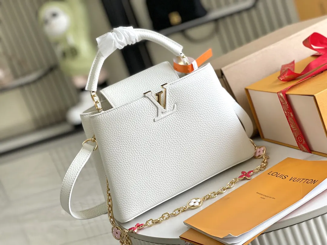White Chain Bag