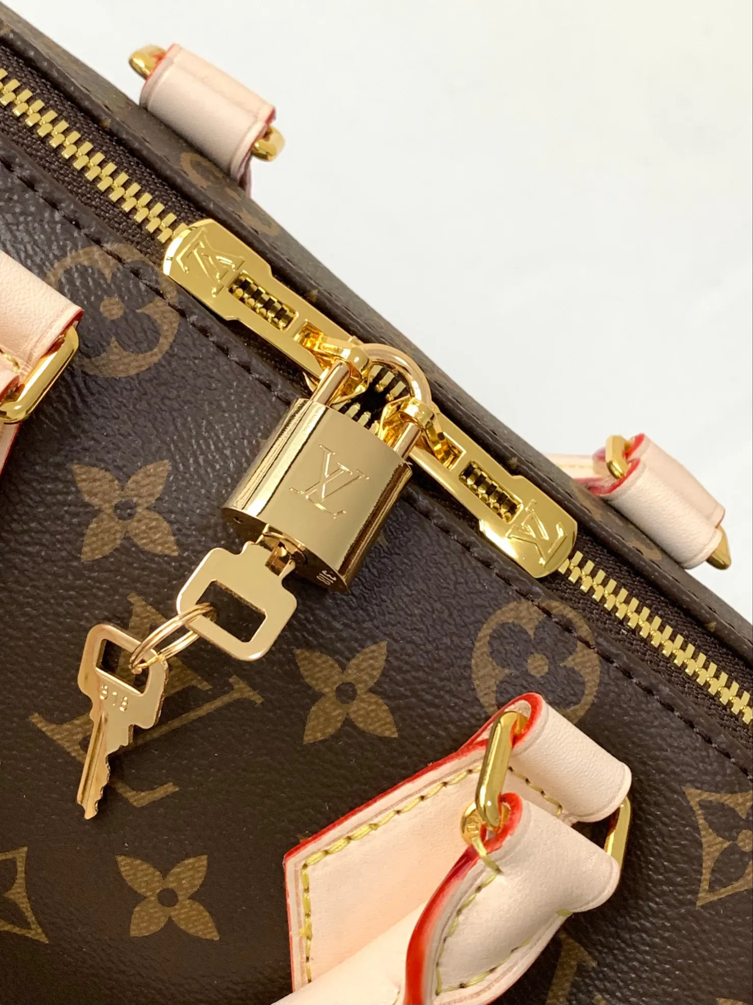 LV Speedy 老花 牛皮 旅行包 大容量旅行款