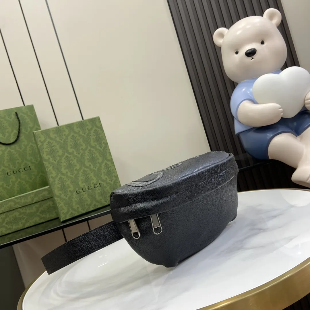 黑色 灰色 帆布 腰包 休閒腰包款