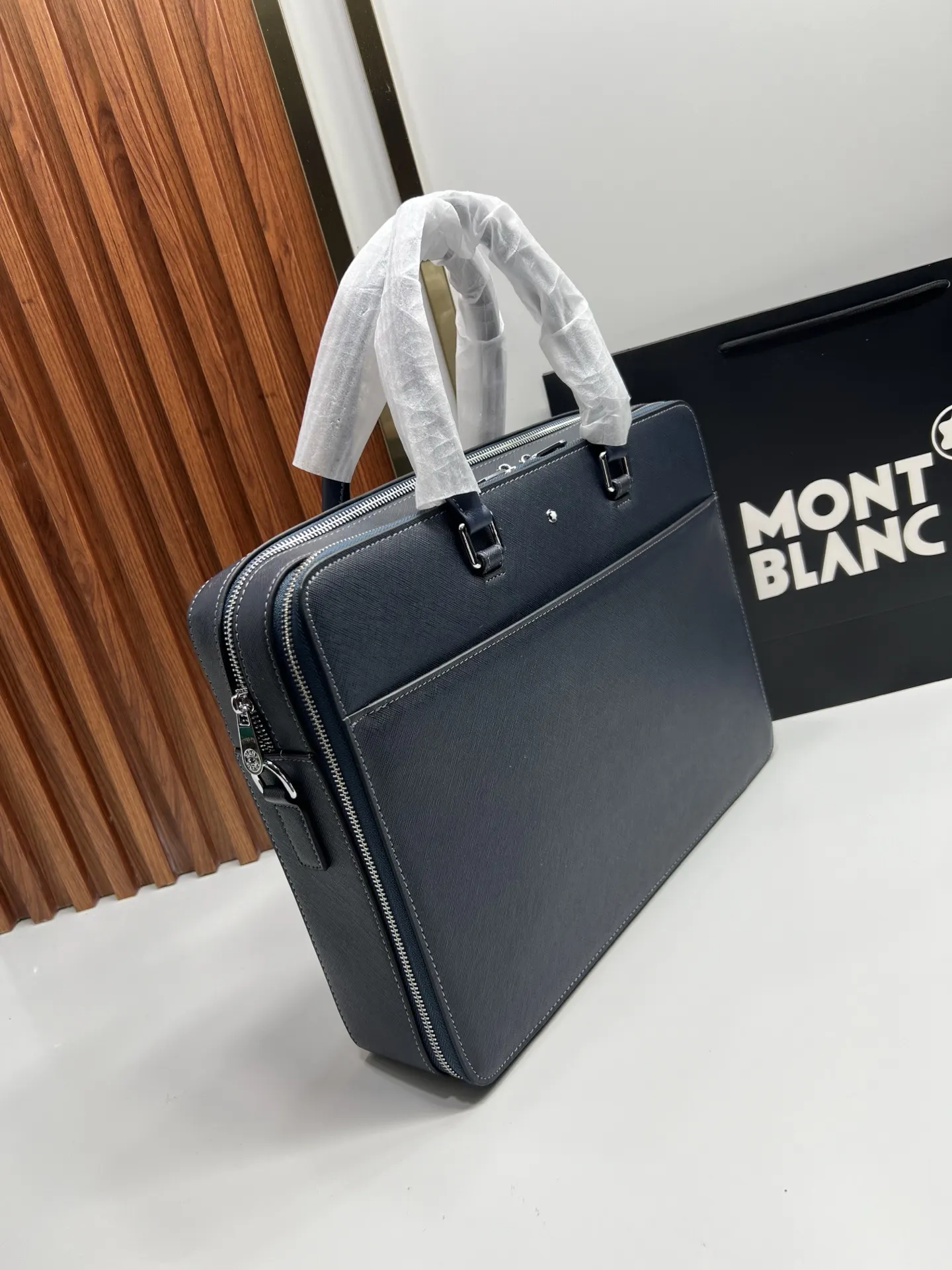 Blue Briefcase Business Commuter
