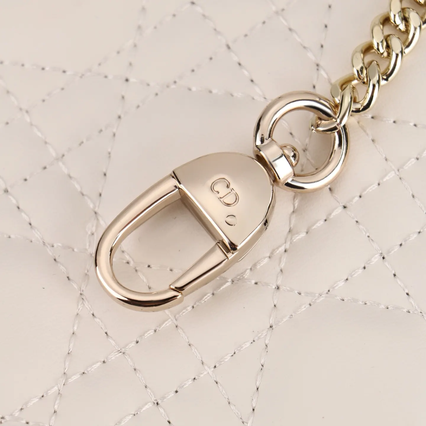 Dior Lady Dior Lady Sheepskin Handbag Top Handle Bag