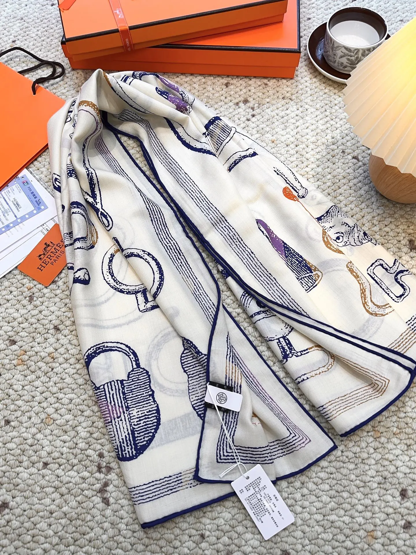 Hermès Brown Scarf