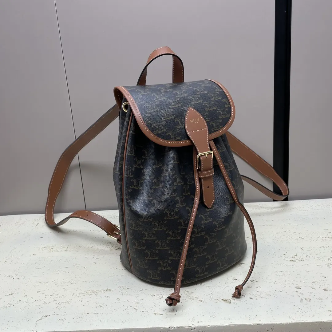 Gold Shoulder Bag Leather
