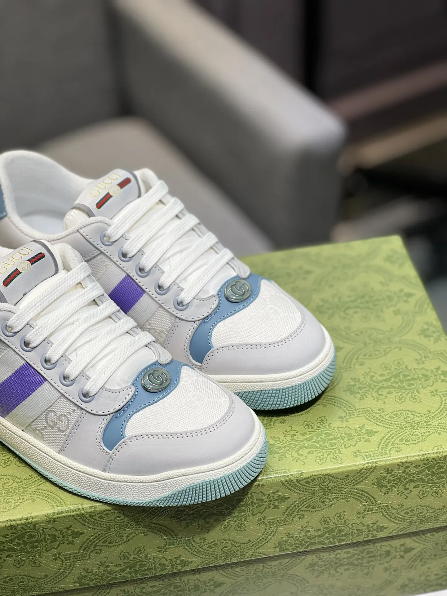 Gucci Logo休闲运动鞋
