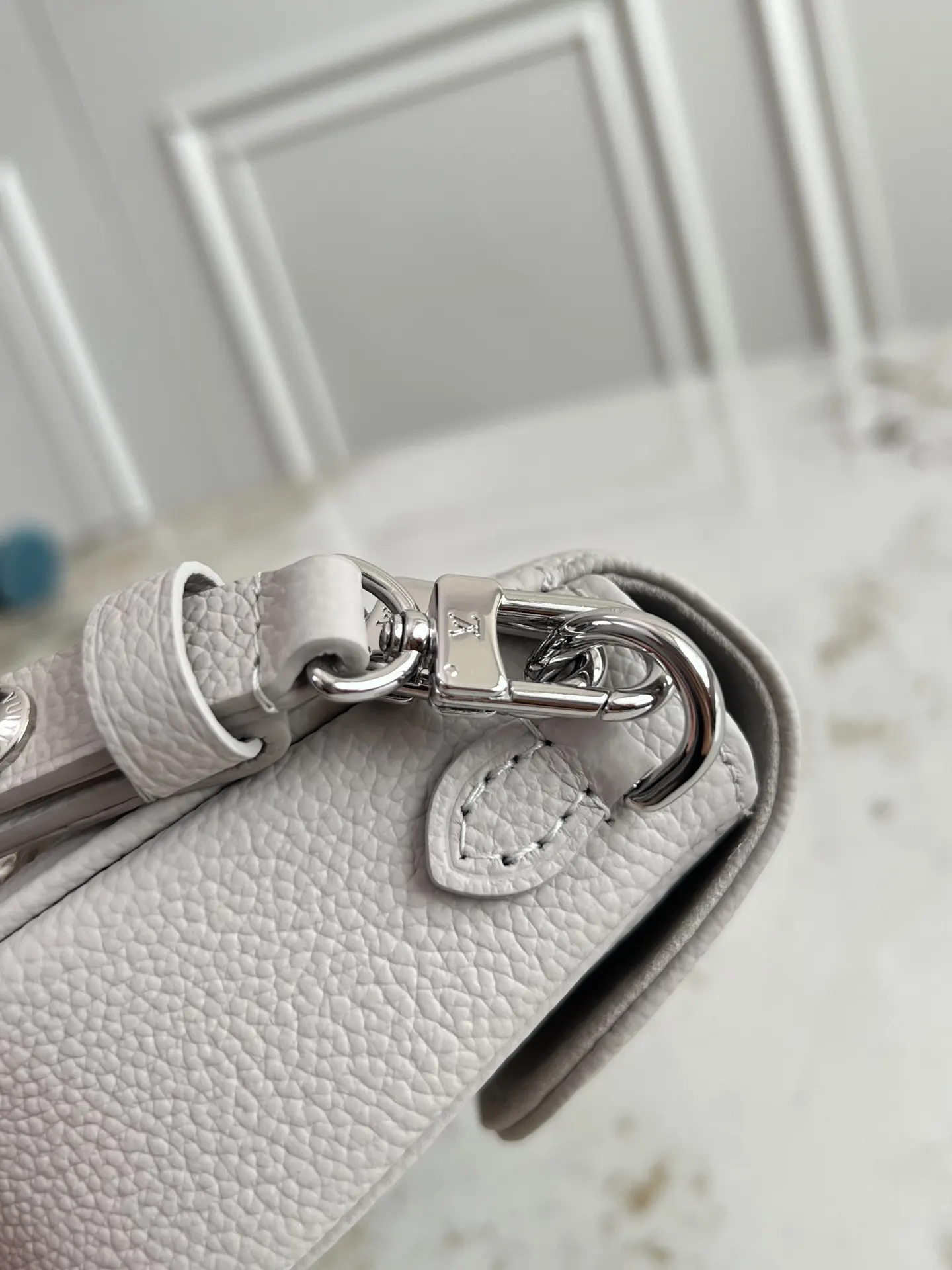 Louis Vuitton Gray Monogram Chain Bag