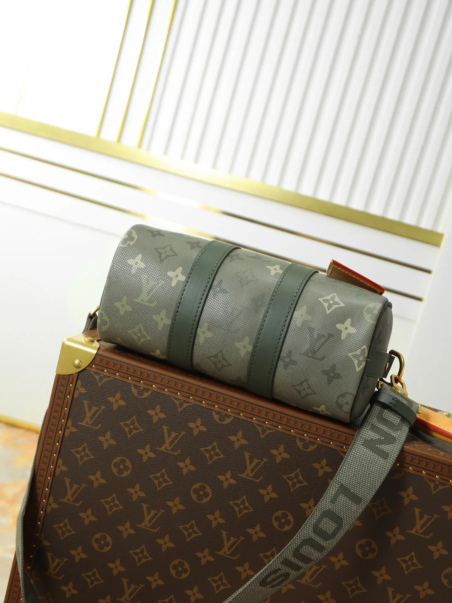 LV Keepall 牛皮 旅行包 大容量旅行款