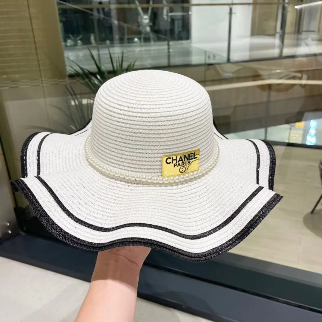 Chanel 遮阳 草帽 度假遮阳 帽子