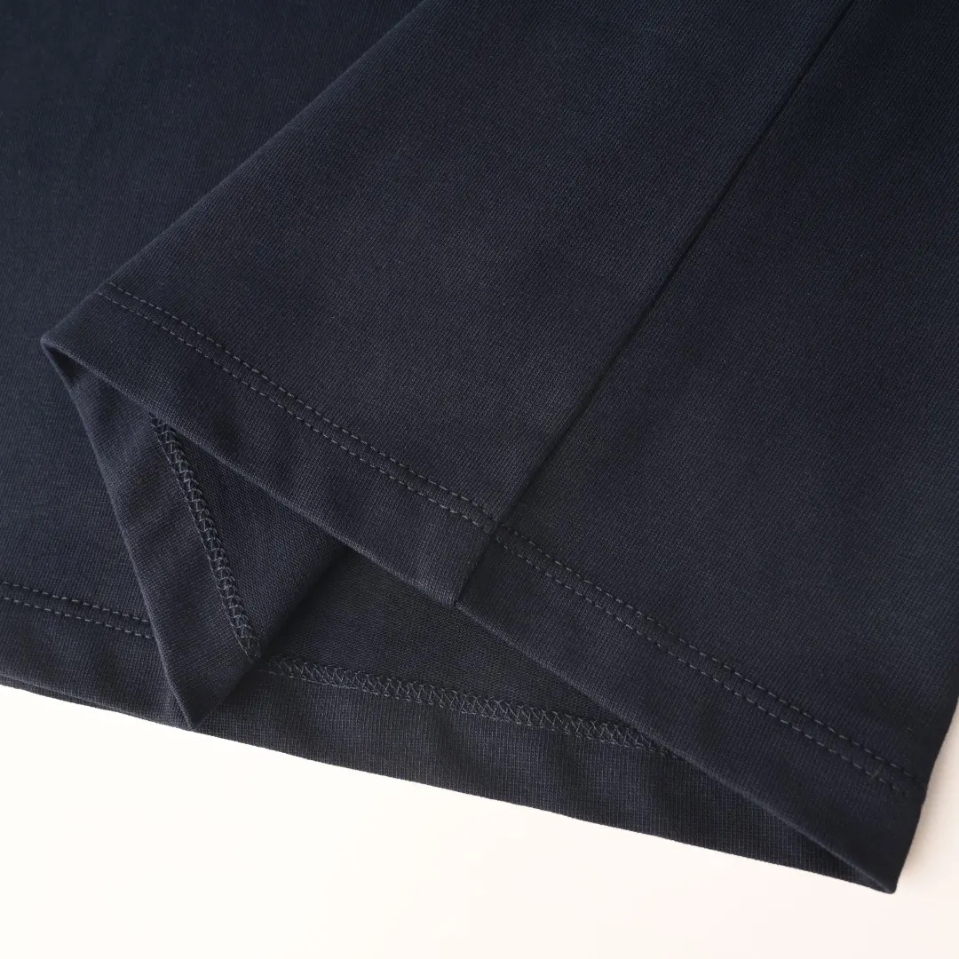 Fendi 藏青 字母 刺繡 短袖T恤 日常百搭款(數字9) Fendi 藏青 字母 刺繡 短袖T恤 日常百搭款(數字9)
