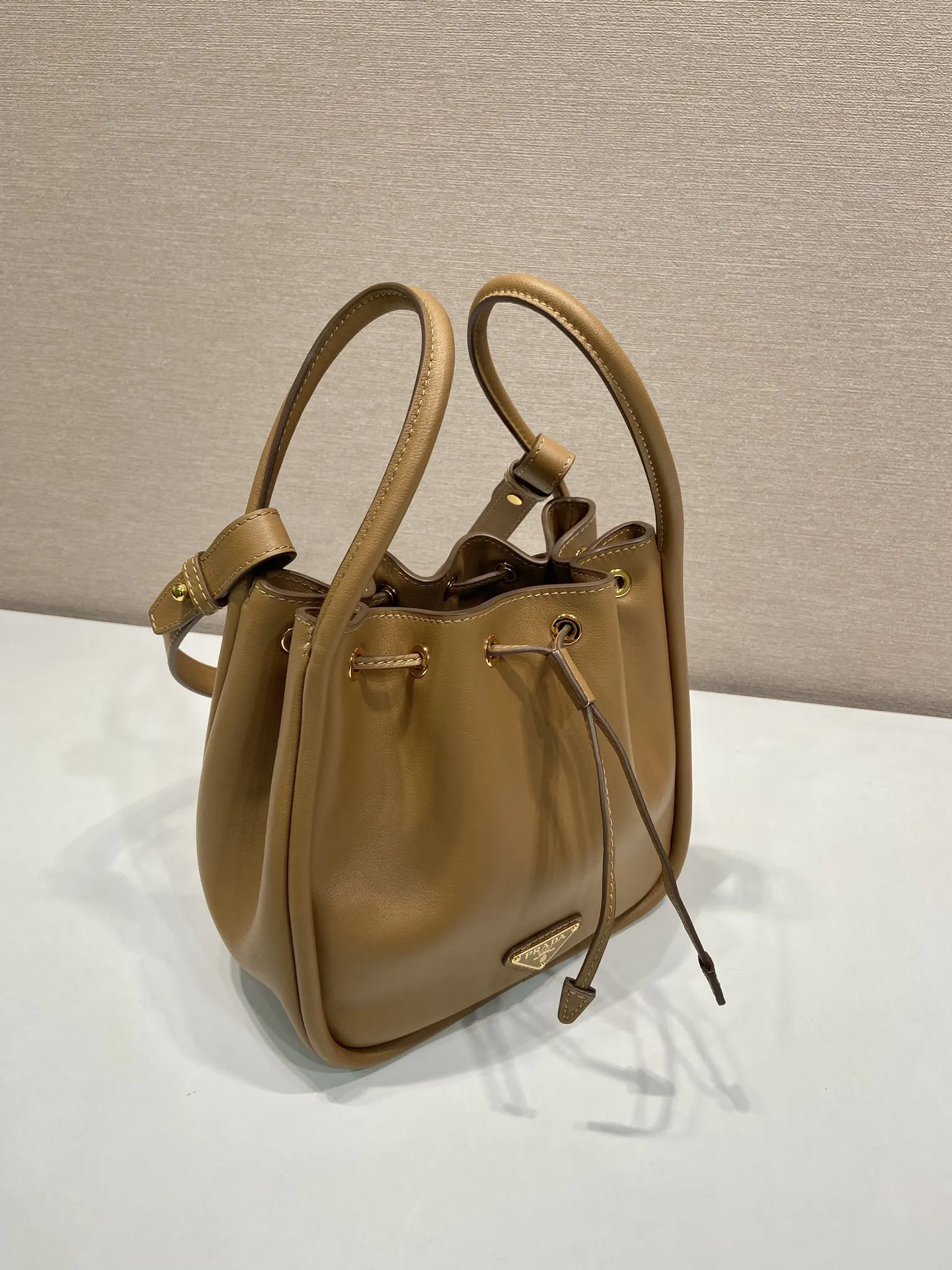 Bucket Bag Casual Leather