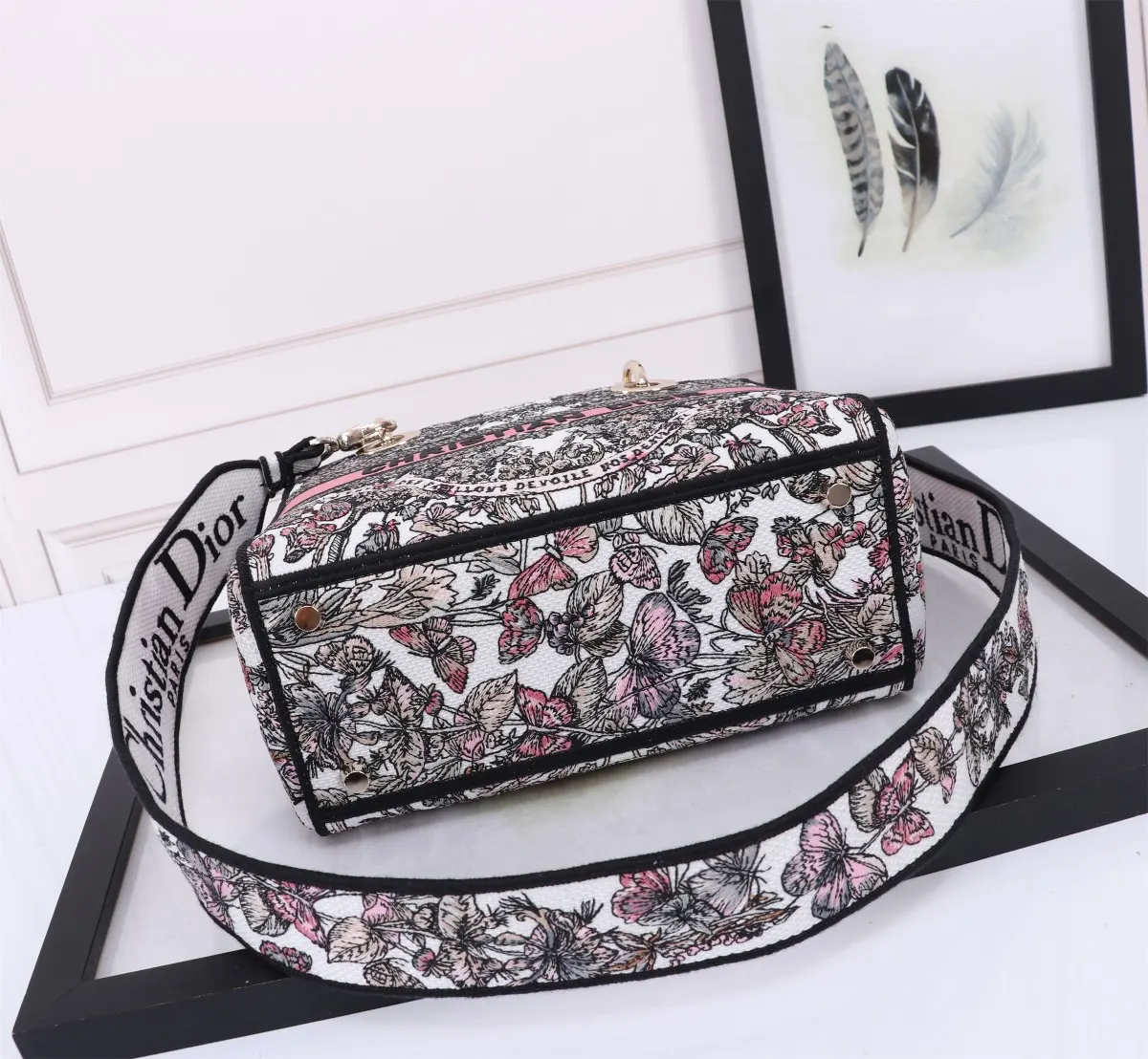 White Green Crossbody Bag Lightweight