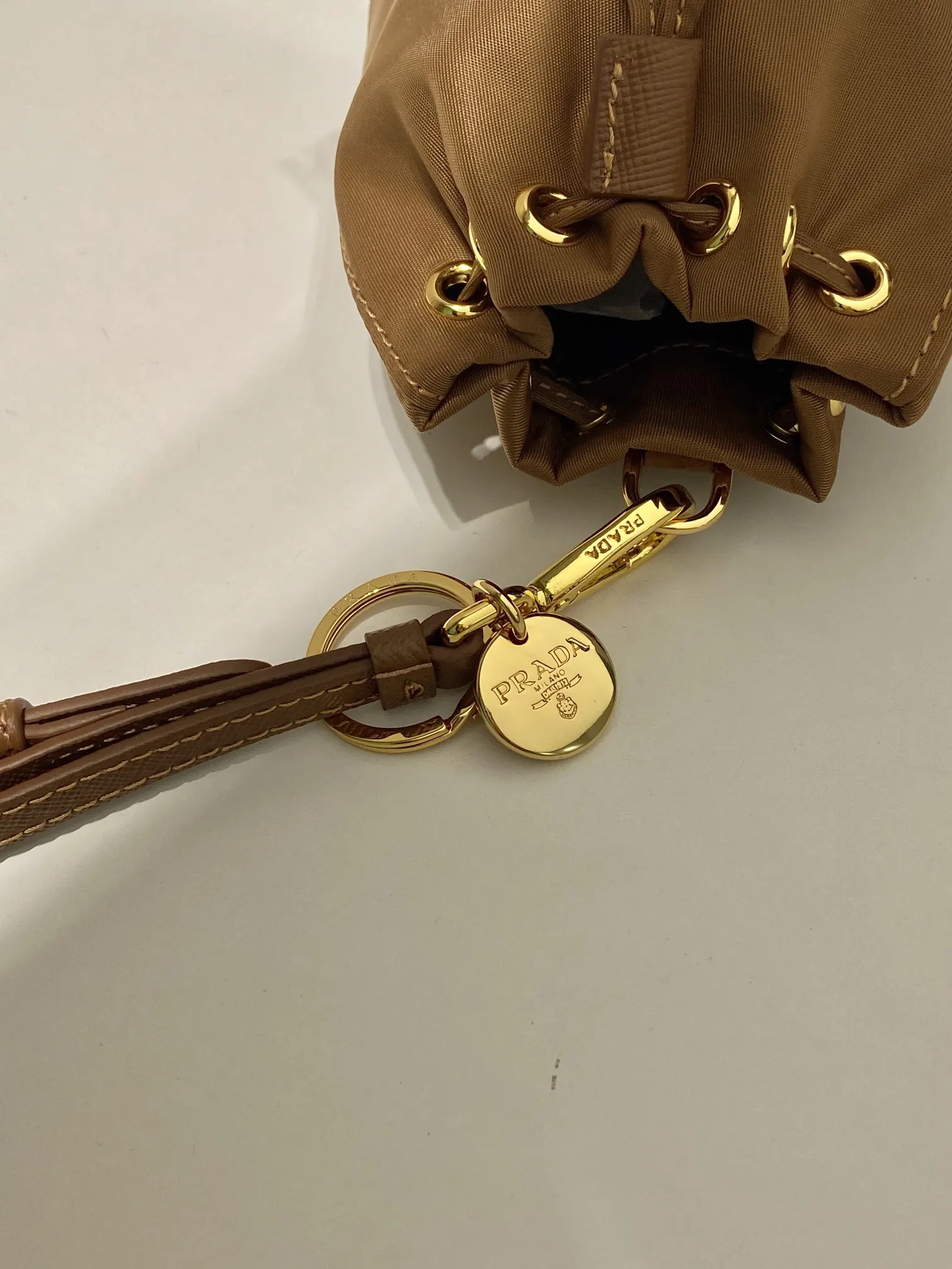 Gold Bucket Bag Casual