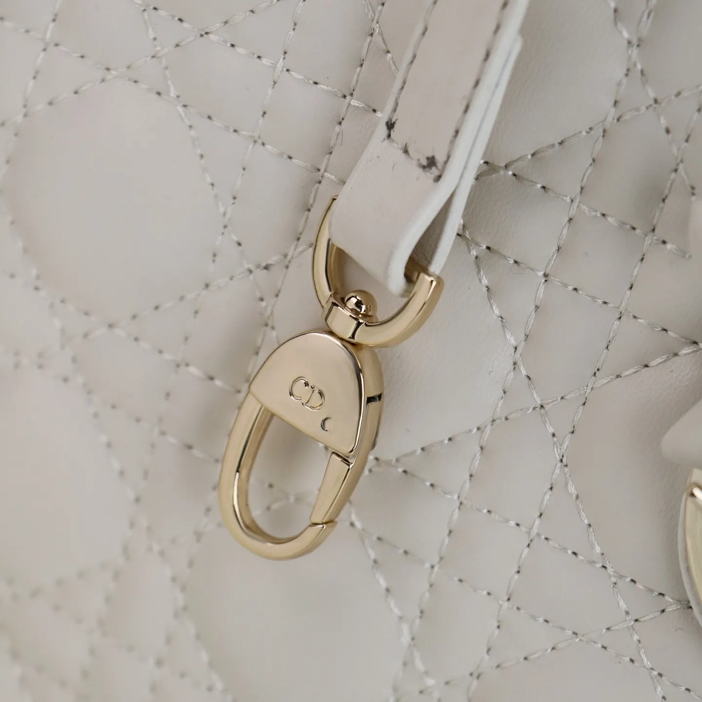 Dior Lady Dior 迷你 白色 手提包