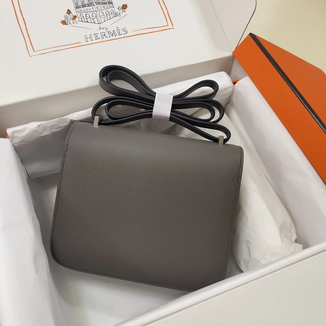 Hermès Constance Epsom掌纹牛皮 斜挎包 19cm